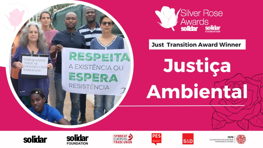 We are honoured to award Justiça Ambiental (JÁ!) the Silver Rose Award for a Just Transition. 