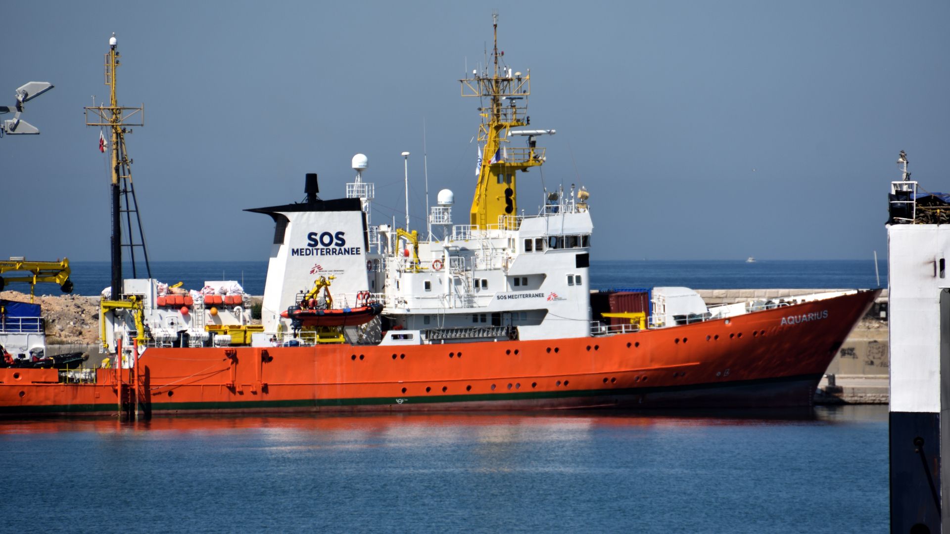 Search and rescue mediterranean NGO boat