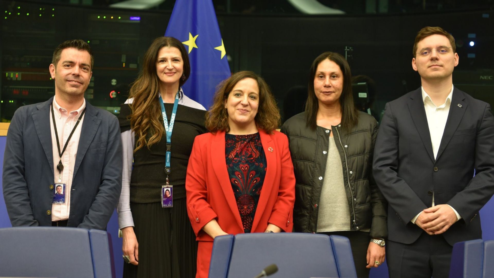 Iratxe Garcia and 4 new S&D MEPs Feb 2020