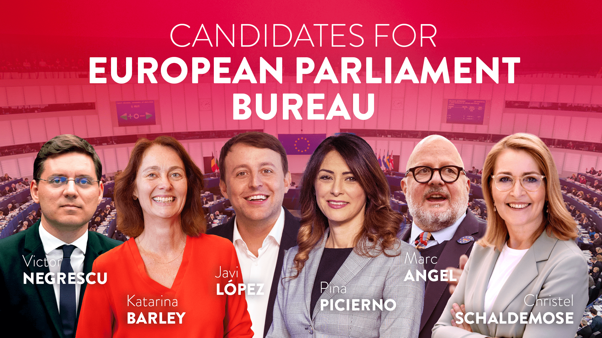 S&D candidates for European Parliament's Bureau