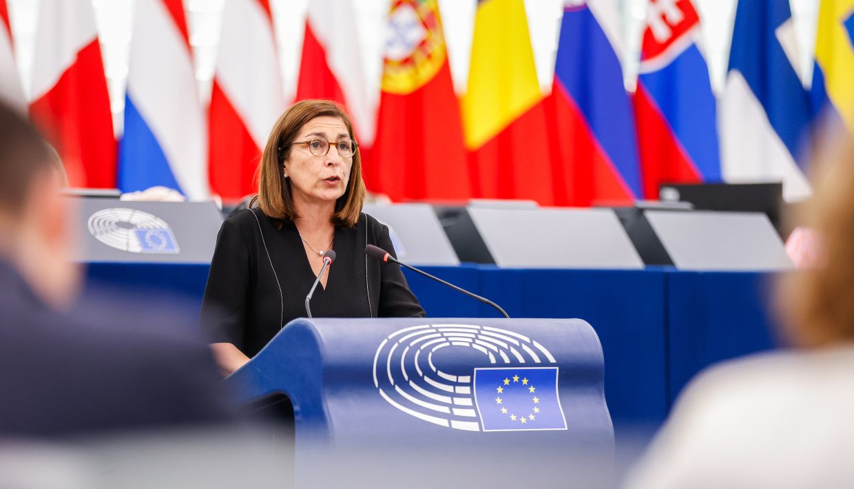 Ana Caterina Mendes speaking in Strasbourg plenary June 2025