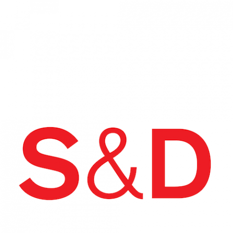 El logo del S&D en rojo