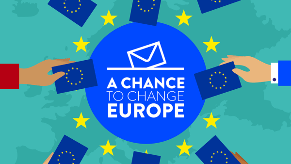 vote elections - change Europe - hands voting