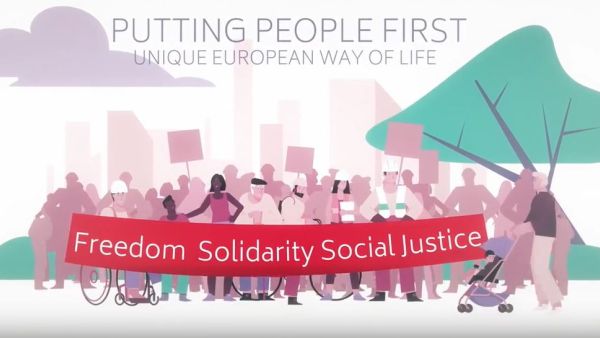 Putting people first - Unique European way of life - Freedom, Solidarity and Social Justice