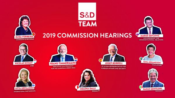 S&D commissioners-designate