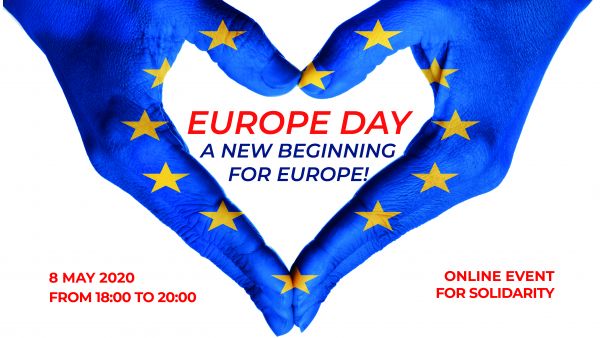 Europe Day Event 8 May 2020 banner