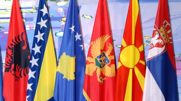 western balkans flags