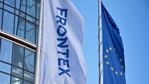 frontex and eu flag