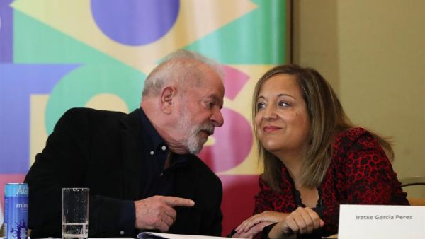 Lula da Silva and Iratxe garcia