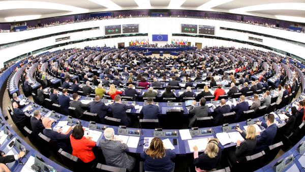 plenary vote hemicycle in Strasbourg