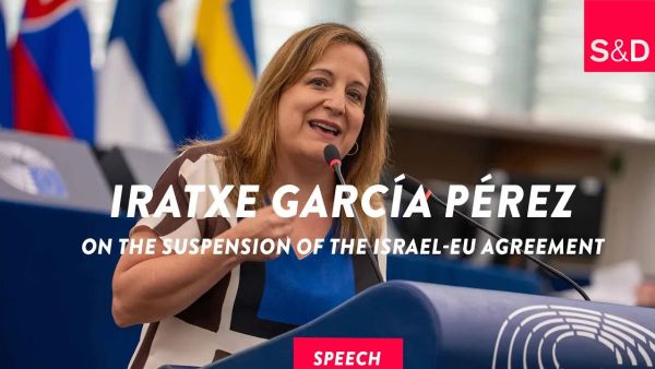 Iratxe on the suspension of the Israel-EU Agreement