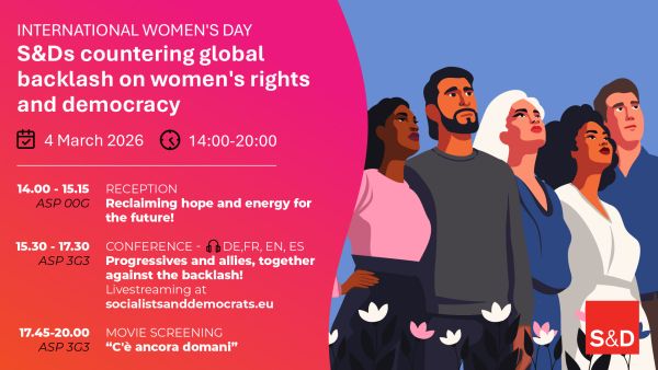 International Women's Day - S&Ds countering global backlash on women's rights and democracy