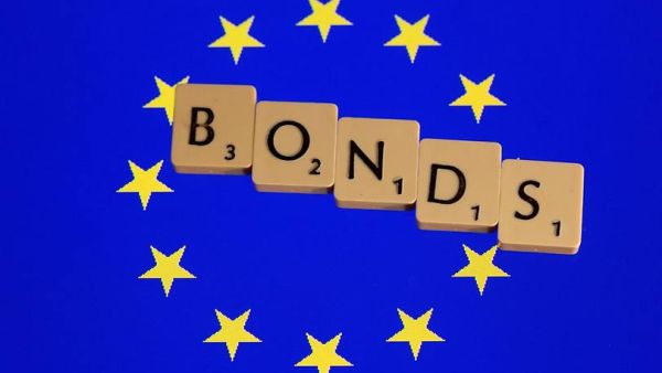 EU stars and letters BONDS over them