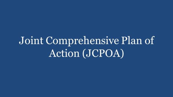 Joint Comprehensive Plan of Action (JCPOA) 