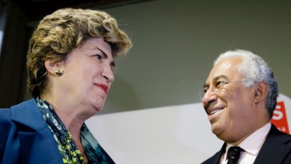 Portuguese Prime Minister, António Costa, and S&amp;D MEP Maria João Rodrigues, 