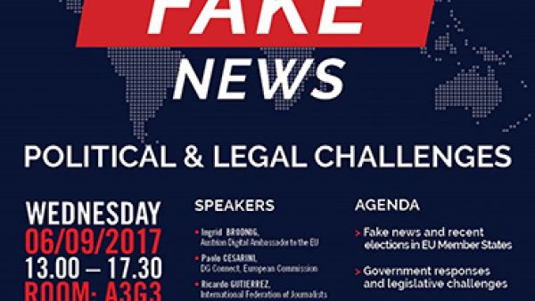S&D Joint Extremism/Digital Europe Working Group Conference - Fake News: Political and Legal Challenges. S&D Joint Extremism/Digital Europe Working Group Conference - Fake News: Political and Legal Challenges.