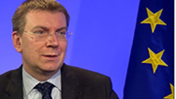 foreign minister of Latvia Edgars Rinkevics 