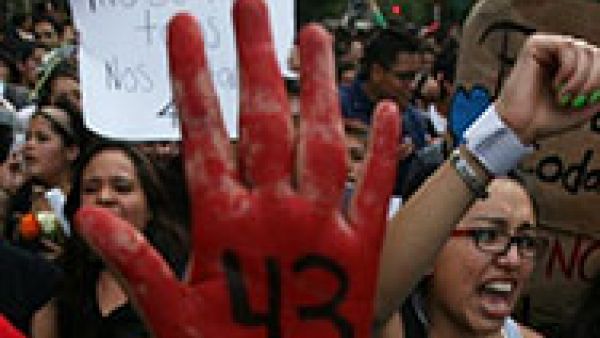 the fight against organised crime and corruption - especially in light of the case of the 43 disappeared students in Iguala