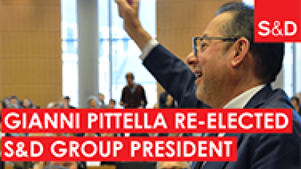 Gianni Pittella has today been confirmed president of the Socialists and Democrats Group by acclamation