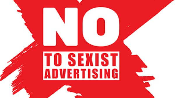 S&Ds: Launching an EU platform for cities against sexist advertisement No to sexist advertisement logo - red cross with writing on top