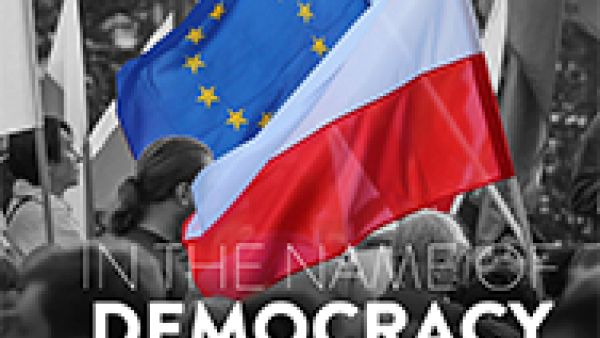 poland rule of law eu and polish flags