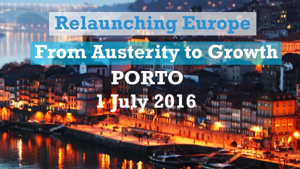  Relaunching Europe - From Austerity to Growth - Porto, Gianni Pittella,  Portuguese Prime-Minister António Costa, a fair fiscal policy and opportunities for the young generation, 