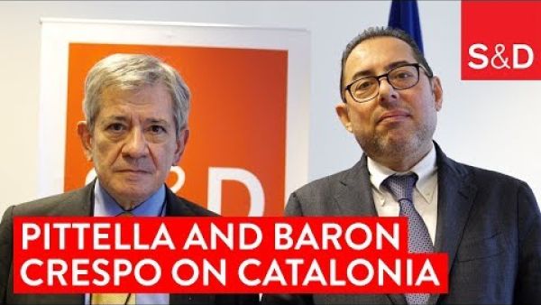 Gianni Pittella and Enrique Barόn Crespo on Catalonia