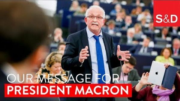 Udo Bullmann&#039;s Message for President Macron.