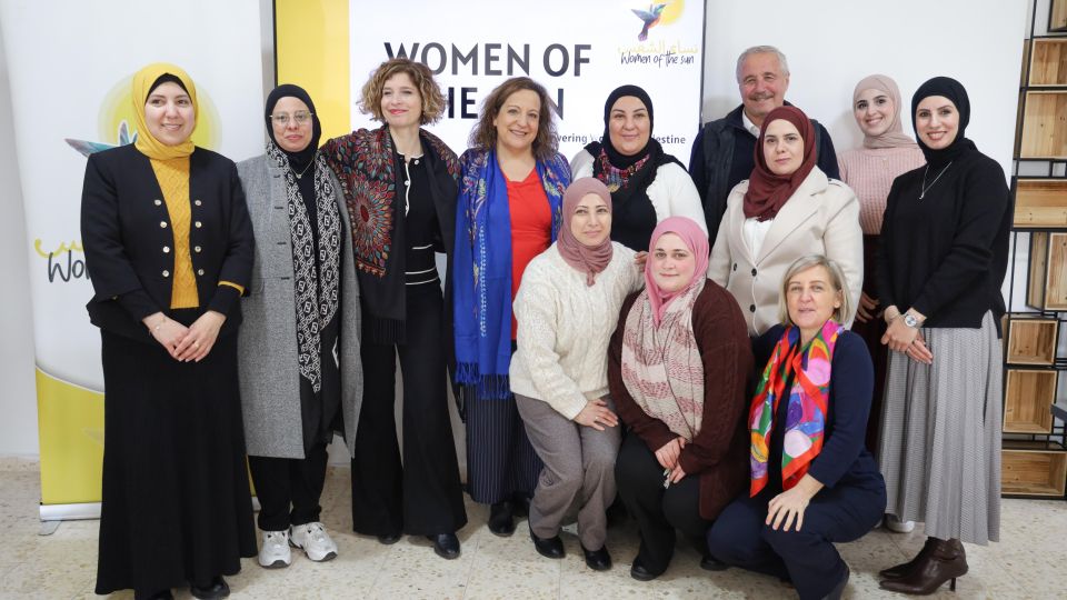 meeting in Bethlehem with NGO Women of Sun