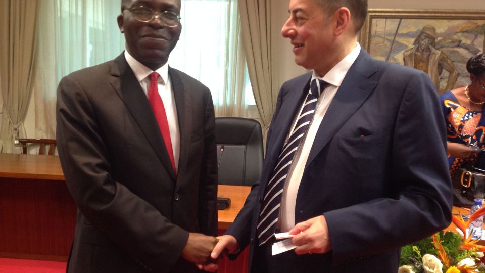 Gianni Pittella with with the prime minister of the RDC M. Augustin Matata Ponyo