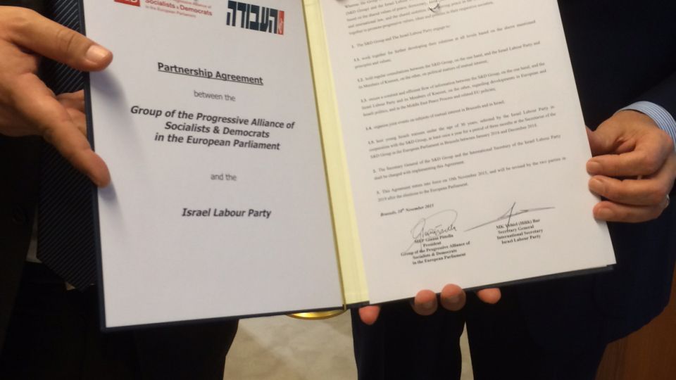 Partnership Agreement between the S&amp;D Group and the Israeli Labor Party 