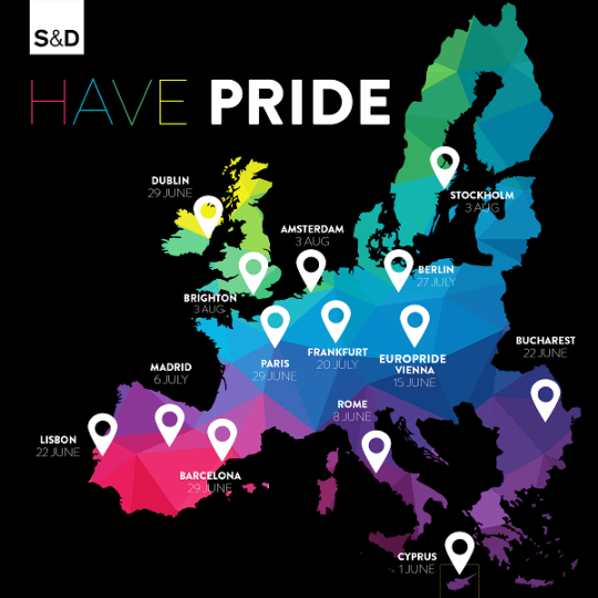 Pride Map of events