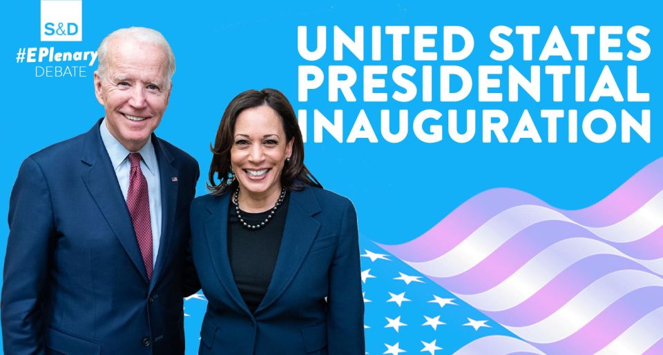 US president Joe Biden and vice-president Kamala Harris 
