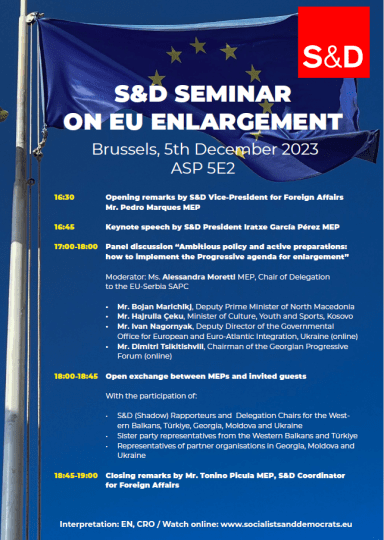 S&D Seminar on Enlargement