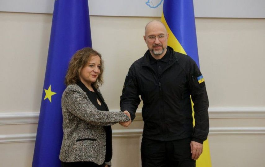 S&D Group Leader Iratxe García in Kyiv